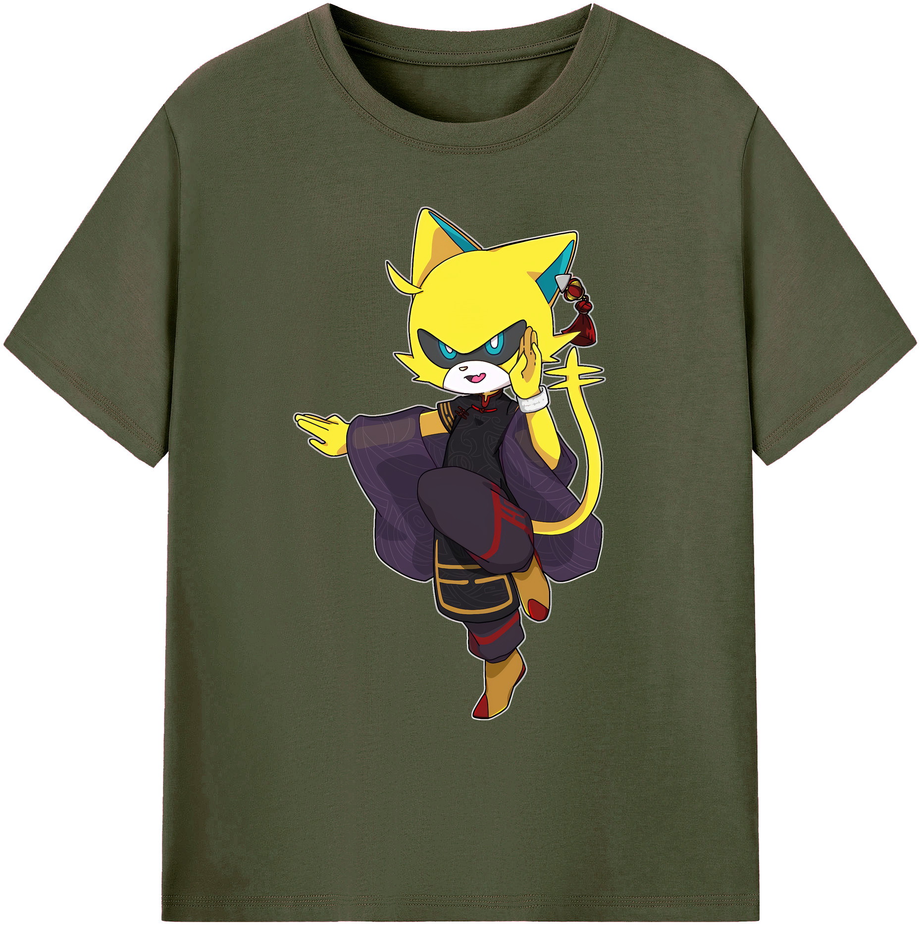 （画像用） 妖怪ウォッチ Yo-kai Watch 綿100％ メンズ半袖Tシャツ｜肌触りやわらか＆通気性